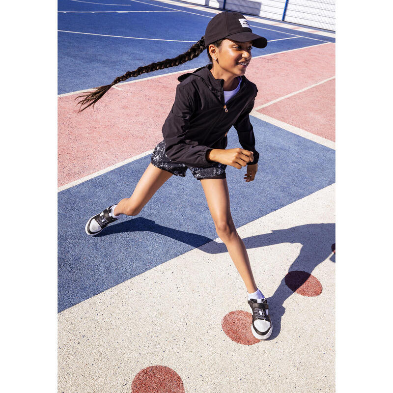 Çocuk Cırt Cırtlı Spor Ayakkabı - Siyah/Beyaz - Playventure Yard