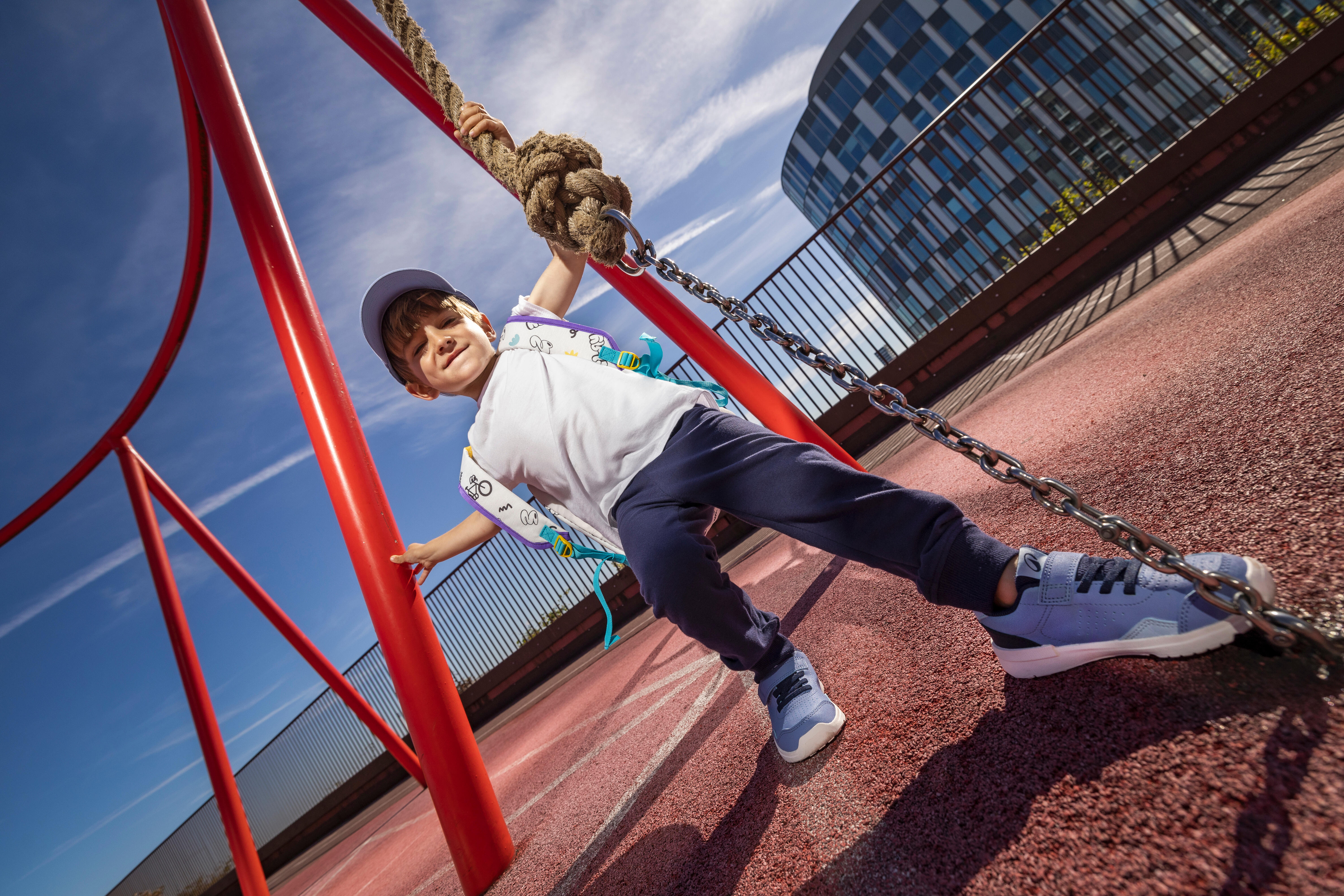 Kids’ Regular-Fit Pants - Basic Navy Blue - DOMYOS