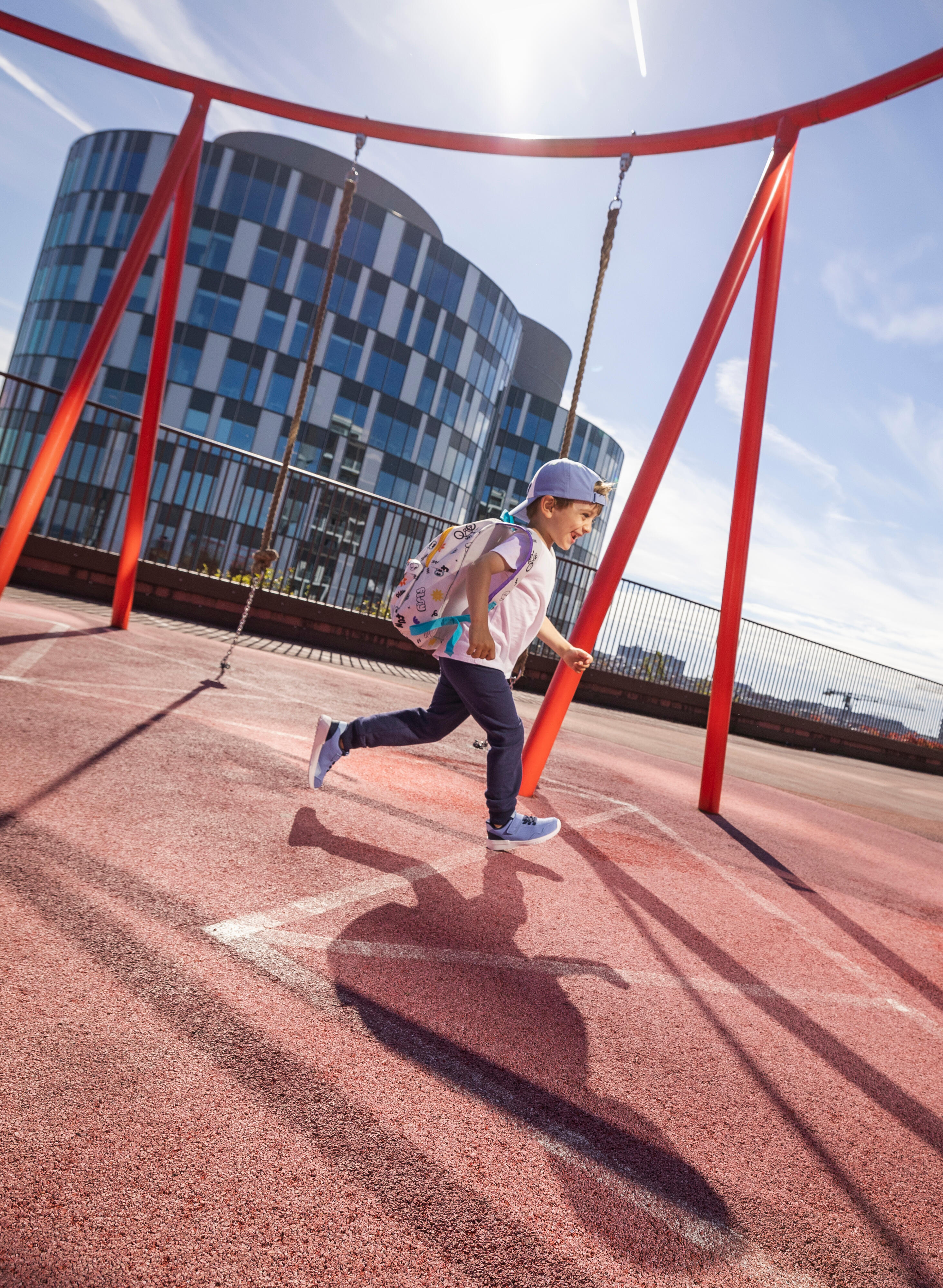 Kids’ Regular-Fit Pants - Basic Navy Blue - DOMYOS