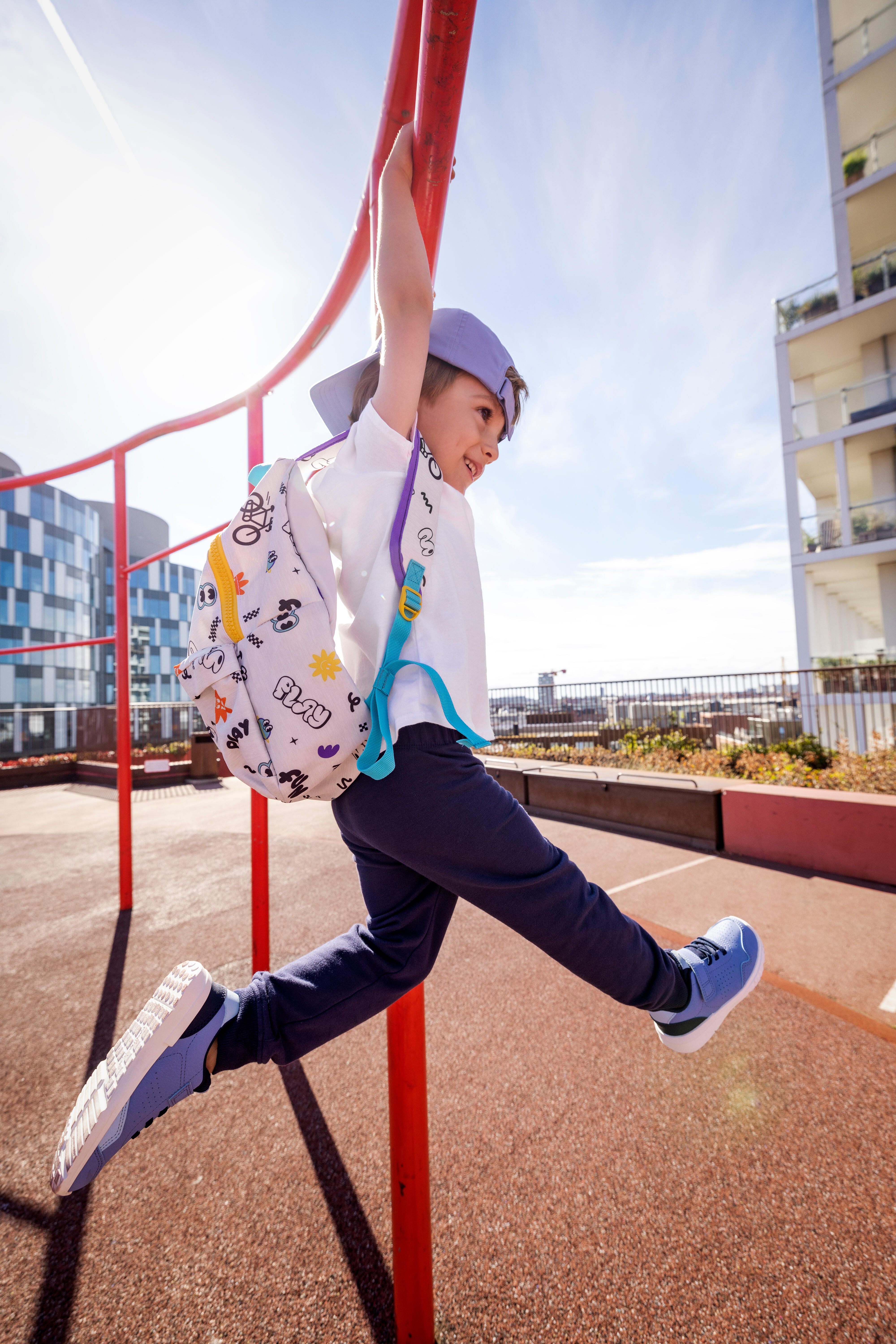 Kids’ Regular-Fit Pants - Basic Navy Blue - DOMYOS