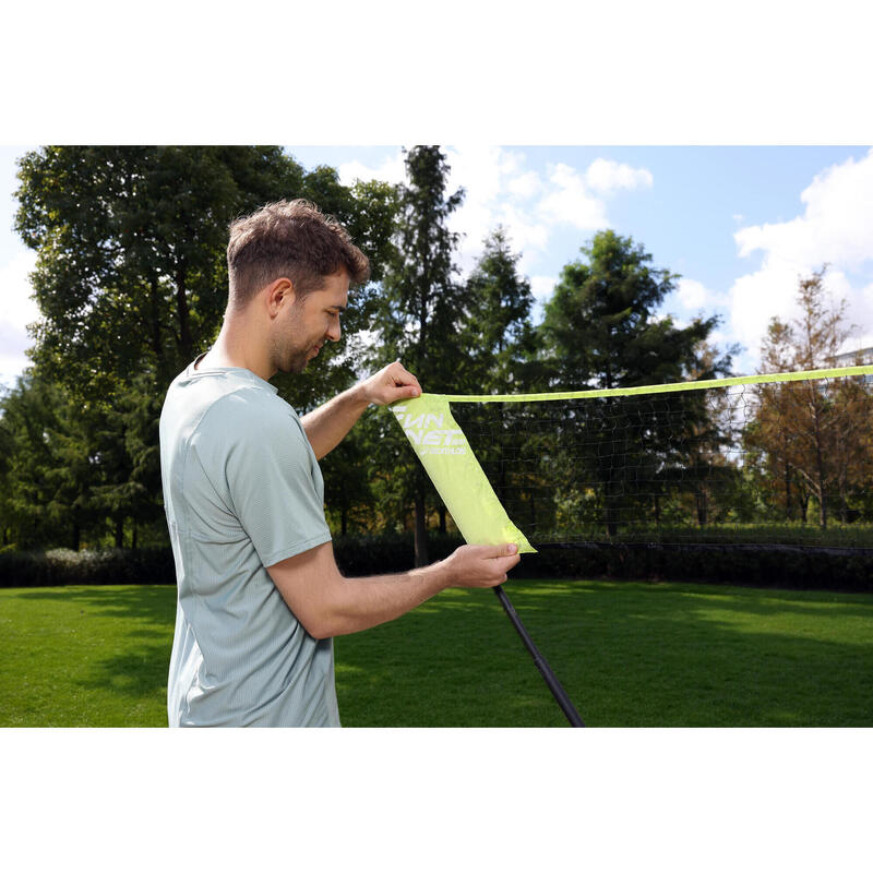 Fileu de badminton Fun Set 3 metri - Galben