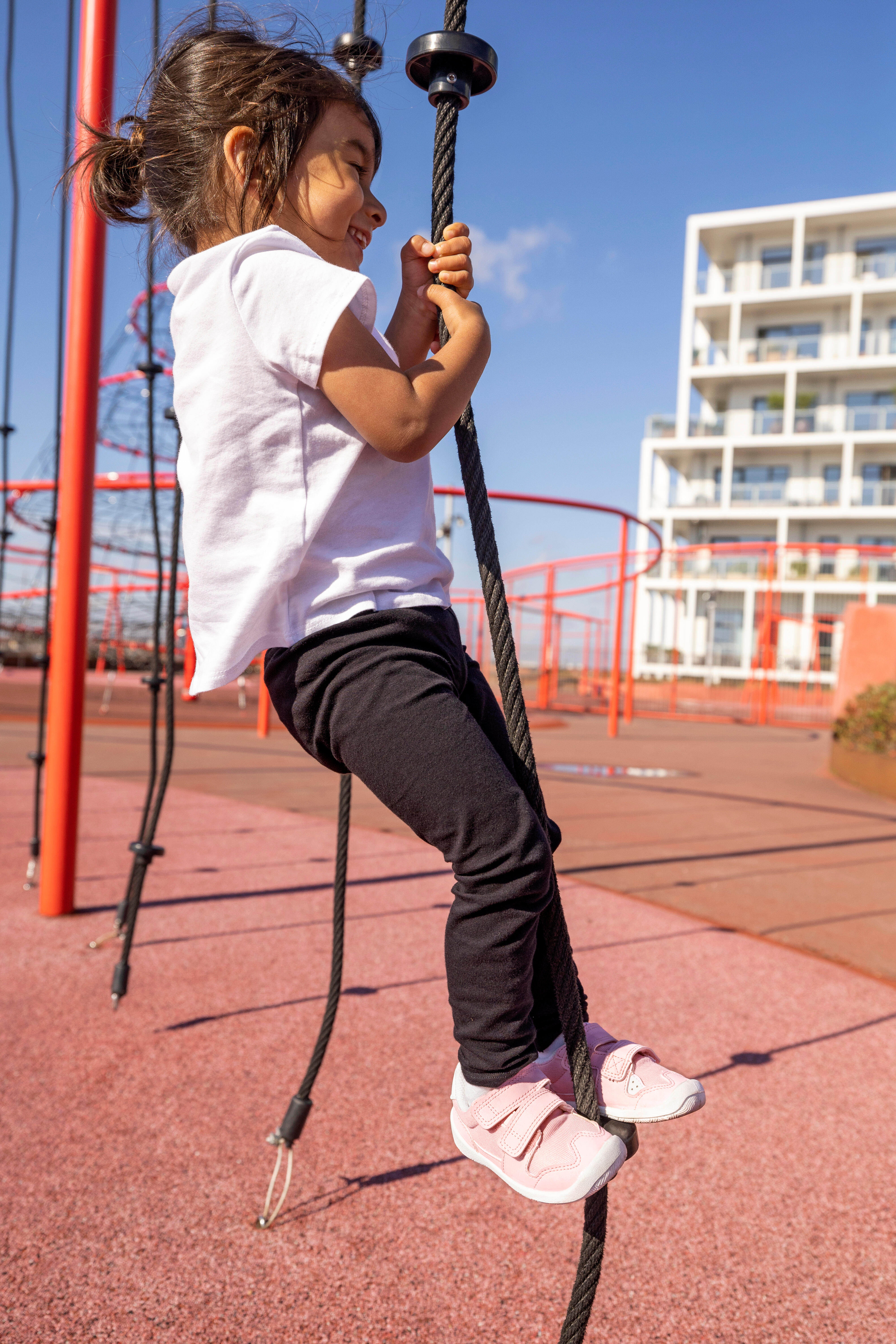 Legging coton enfant - basique noir - DOMYOS