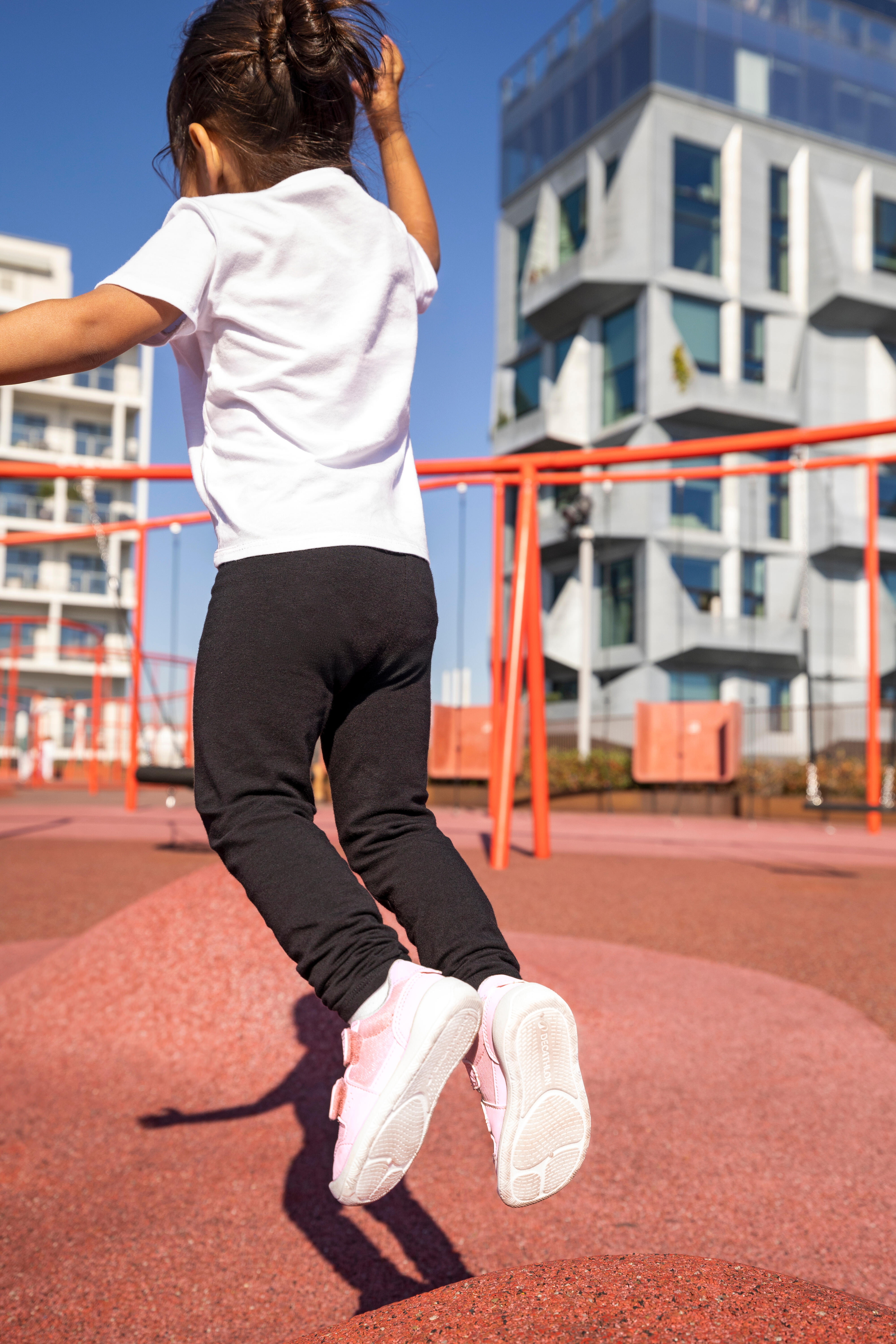 Legging coton enfant - basique noir - DOMYOS