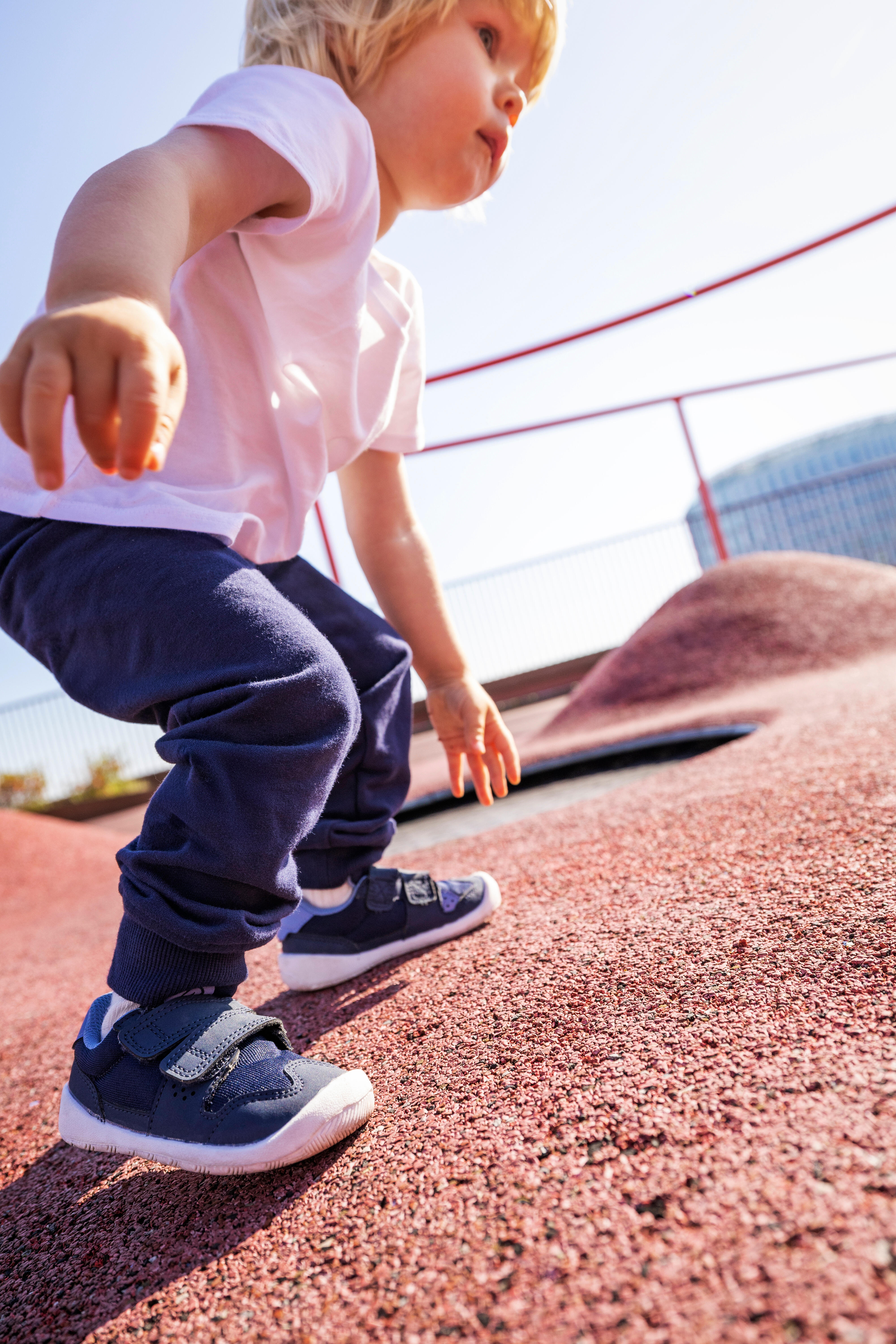 Kids’ Regular-Fit Pants - Basic Navy Blue - DOMYOS
