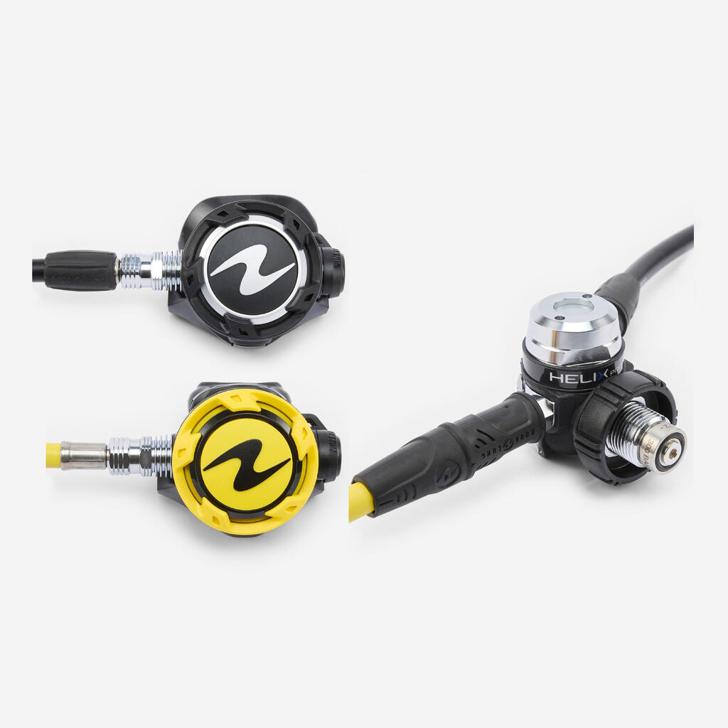 Komplet regulatorja in oktopusa AQUALUNG HELIX PRO