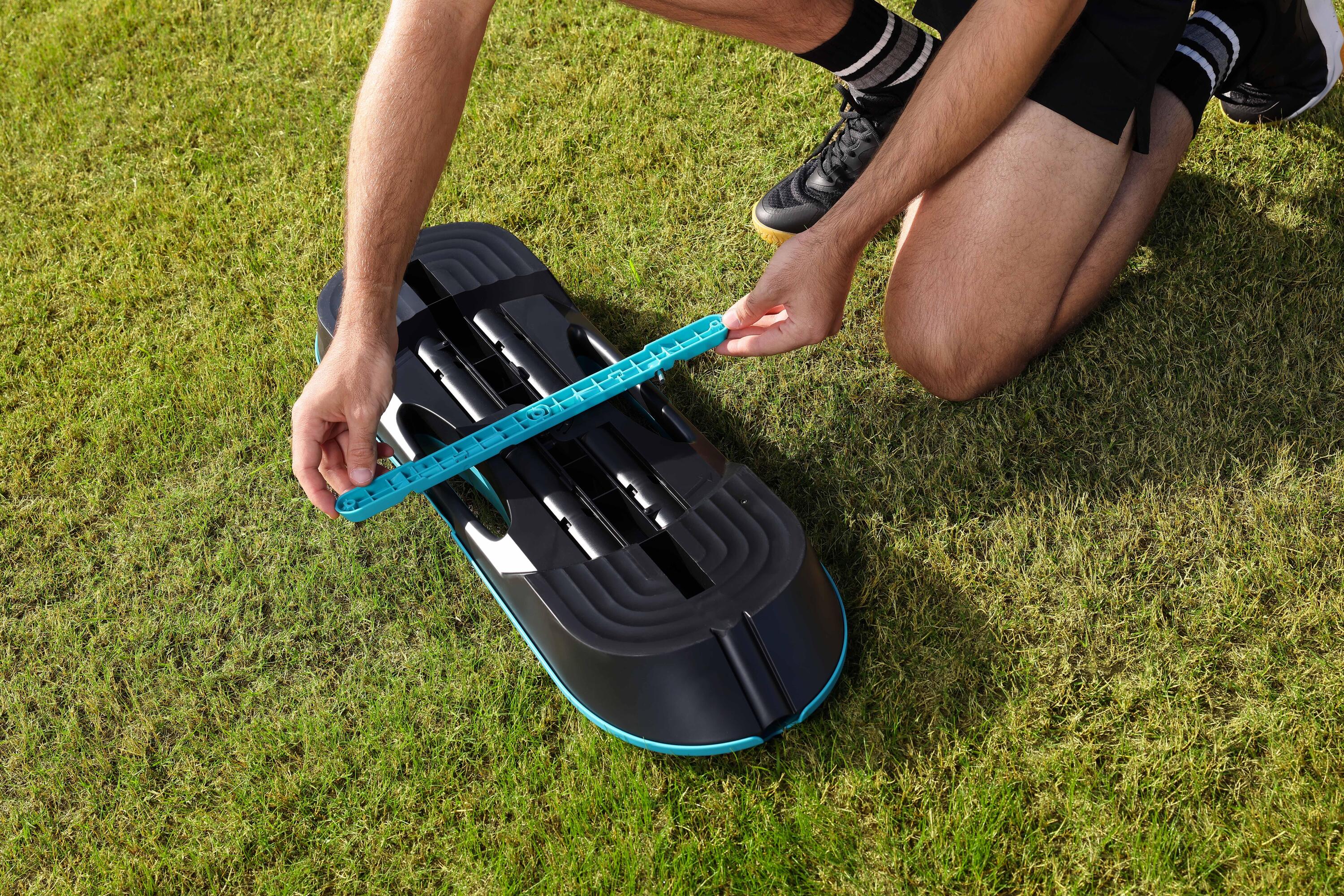 Ensemble de badminton avec 2 raquettes, 2 volants et 1 filet 16/21