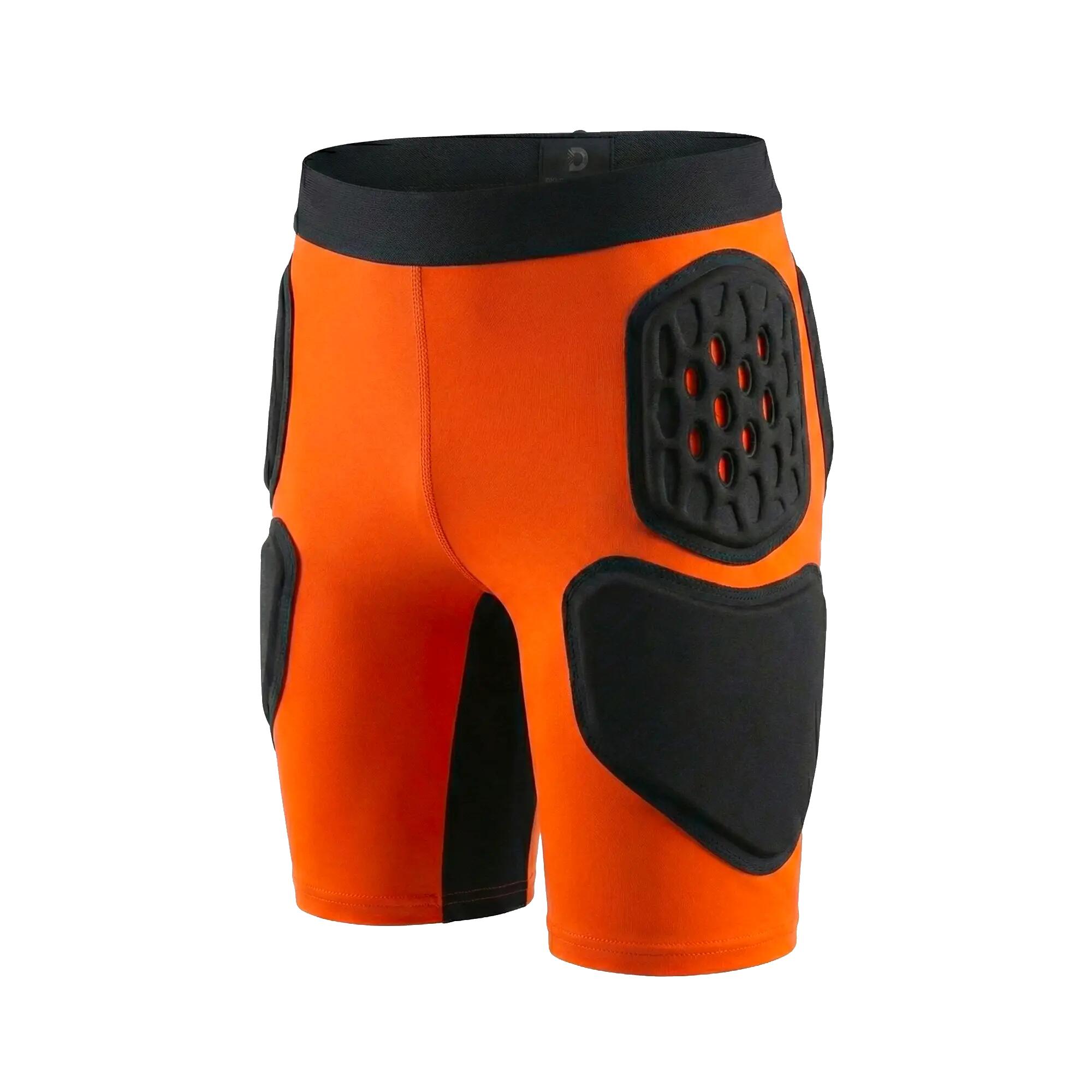 Crashpant voor snowboarden/skiën voor kinderen DSH 500 oranje 3/18