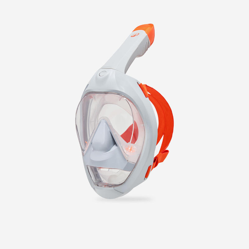 Mască snorkeling scufundări Easybreath 900 Albastru crepuscul