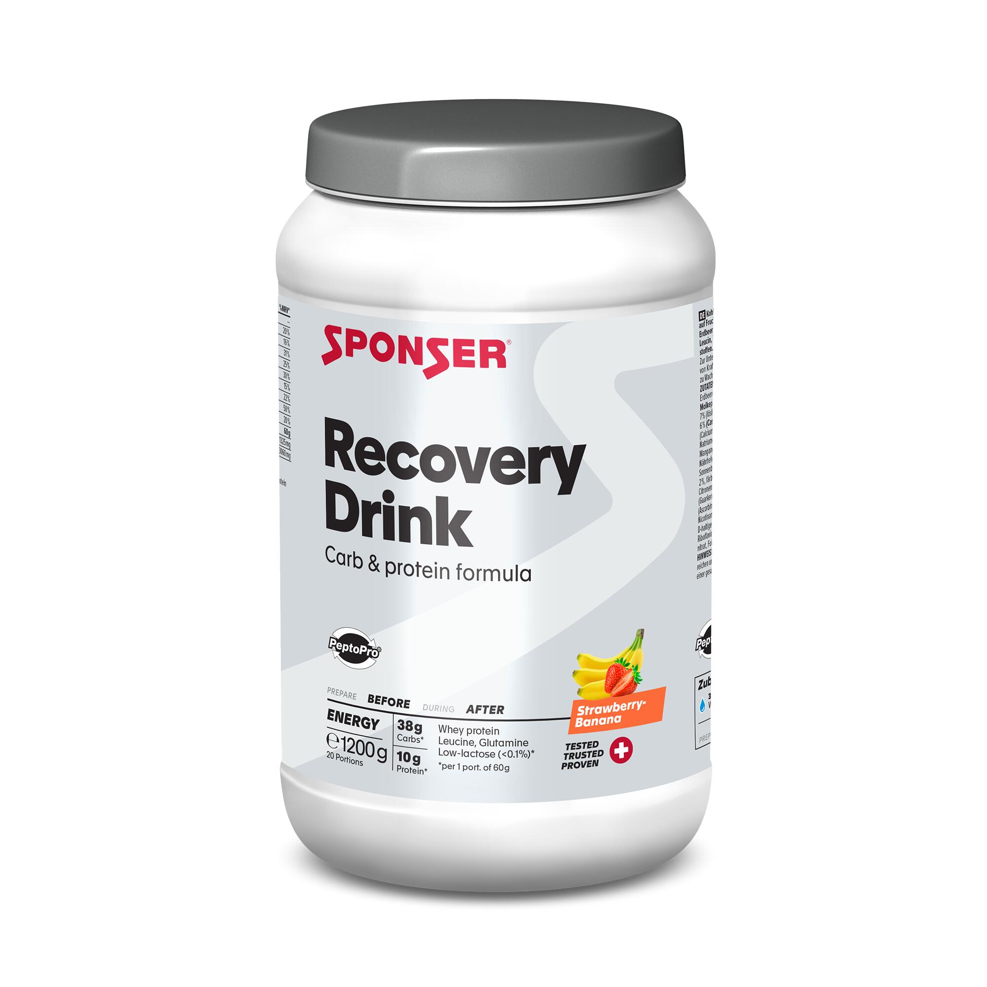 SPONSER BEVANDA DI RECUPERO SPONSER - BANANA/FRAGOLA