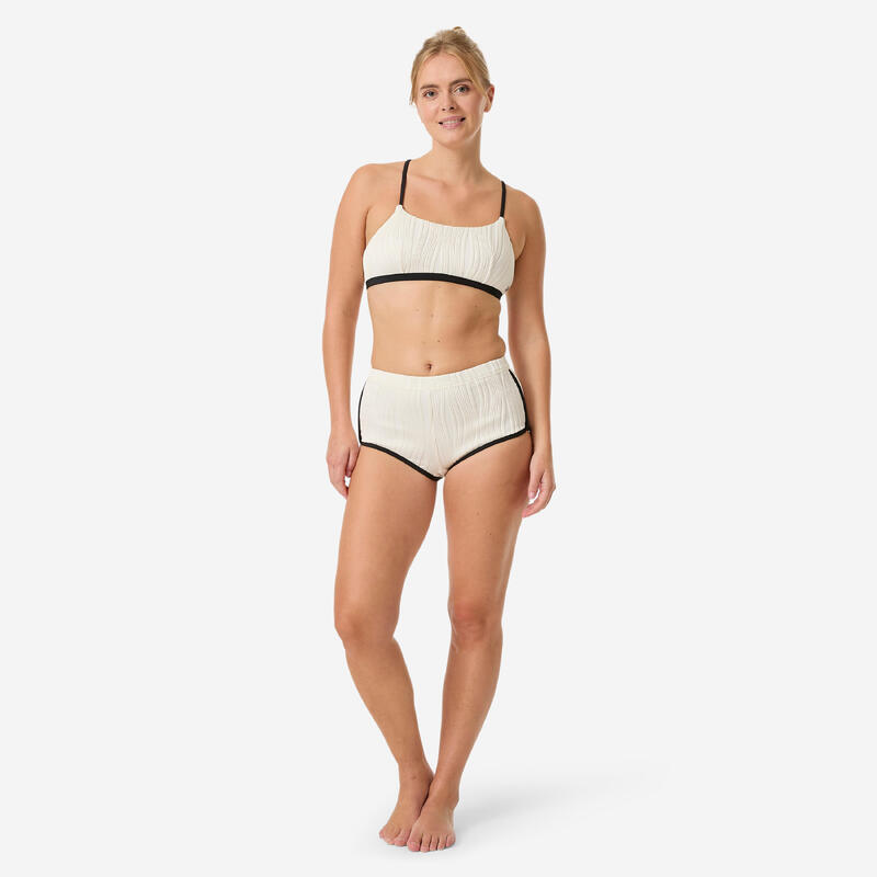 Bustieră de baie surf Katy Bonbon Alb Damă