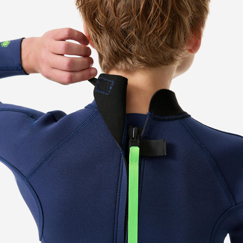 Çocuk Yulex Wetsuit - 2/2 mm - Mavi - 100