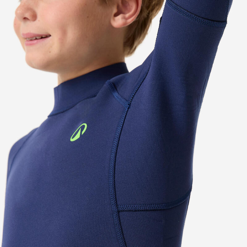 Çocuk Yulex Wetsuit - 2/2 mm - Mavi - 100