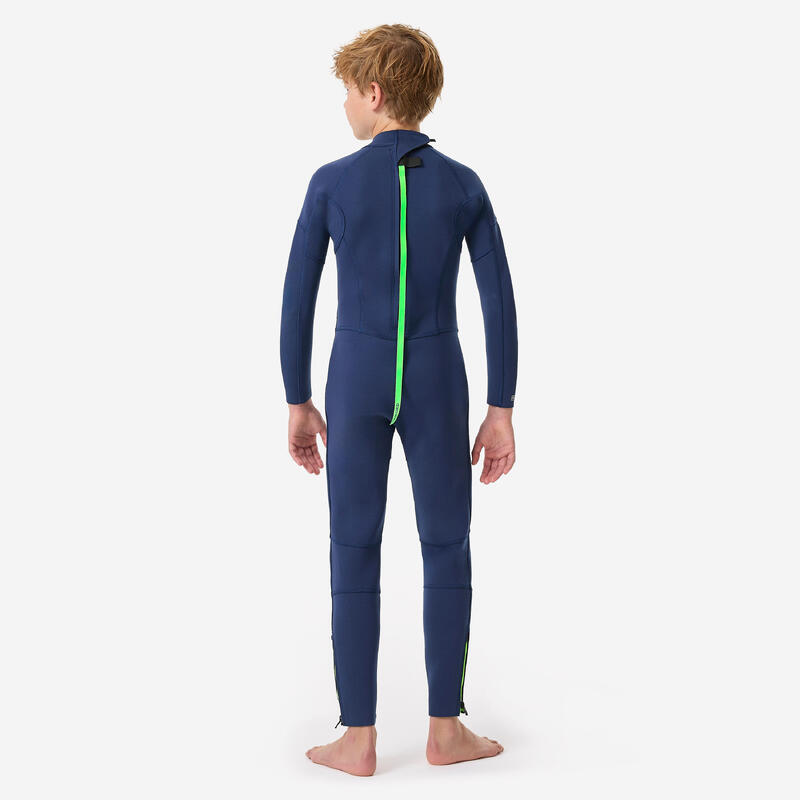 Çocuk Yulex Wetsuit - 2/2 mm - Mavi - 100