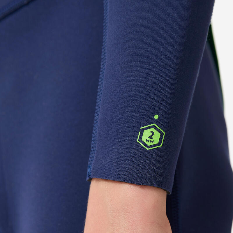 Çocuk Yulex Wetsuit - 2/2 mm - Mavi - 100