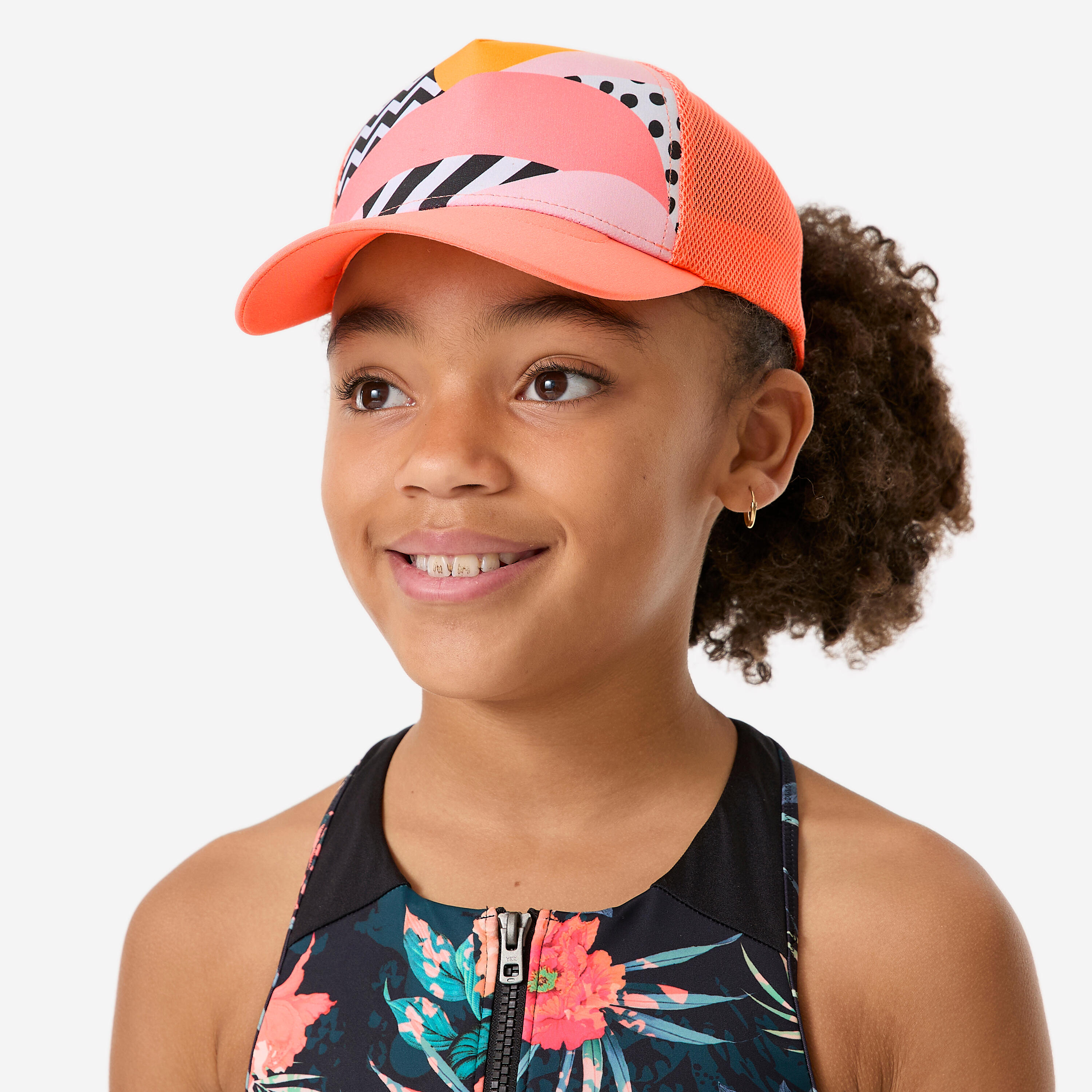 Trucker pet voor surfen kinderen Holy oranje 7/8