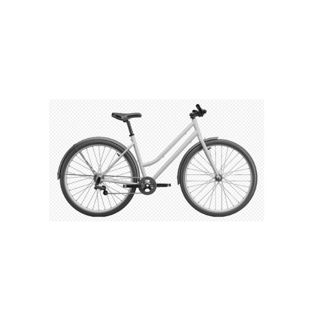 EXPL 50 low frame hybrid bike - grey