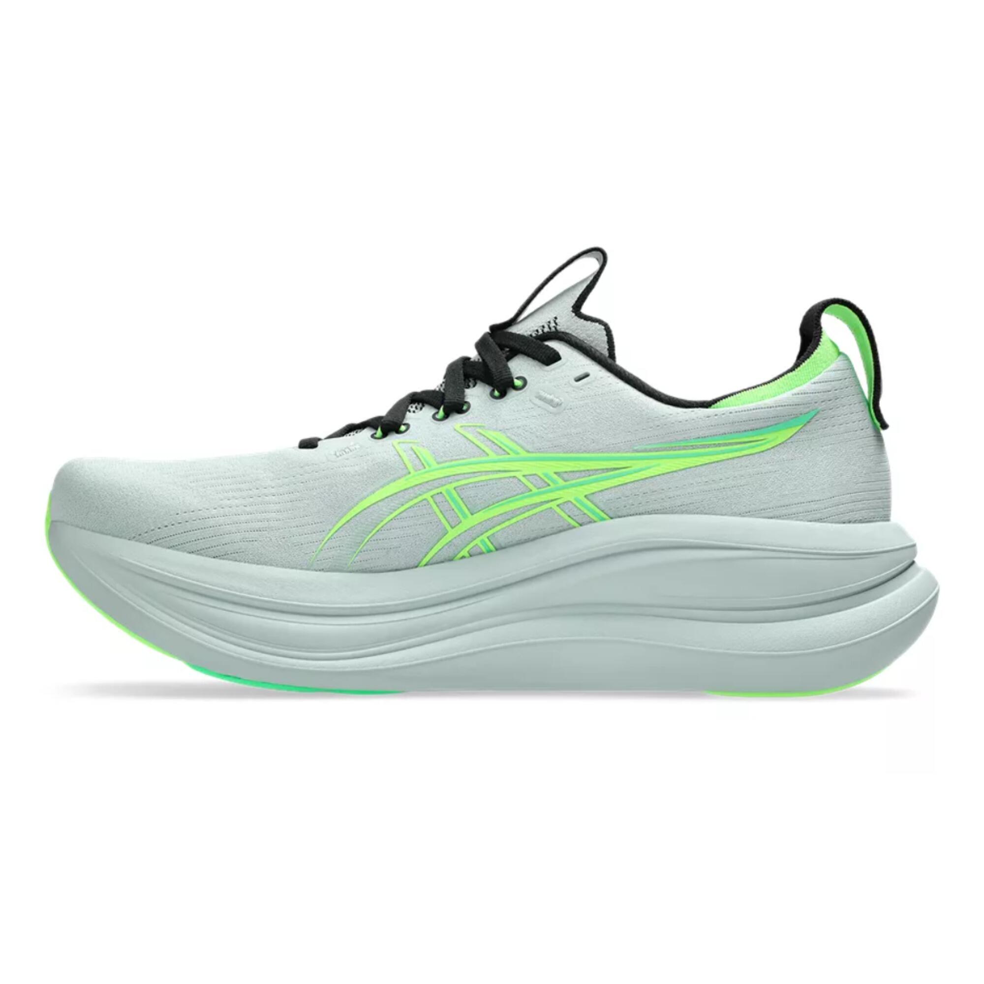 Zapatillas running  Asics Gel Nimbus 28 Hombre - gris y verde 2/15