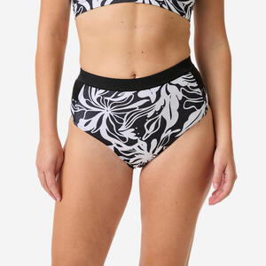 Braguita Bikini Surf Cintura Alta Mujer Rosa Bermeo Blanco Negro