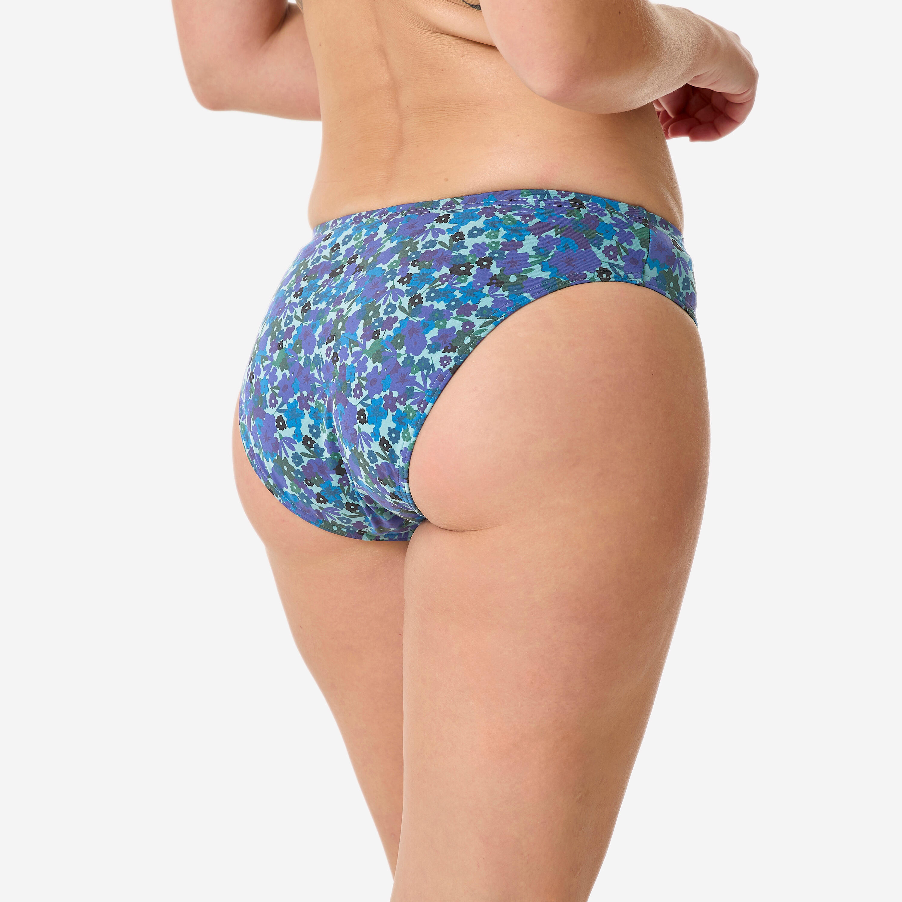 Menstruations-Bikinihose Damen dicht mittlere Stärke - Héléades blau  4/9