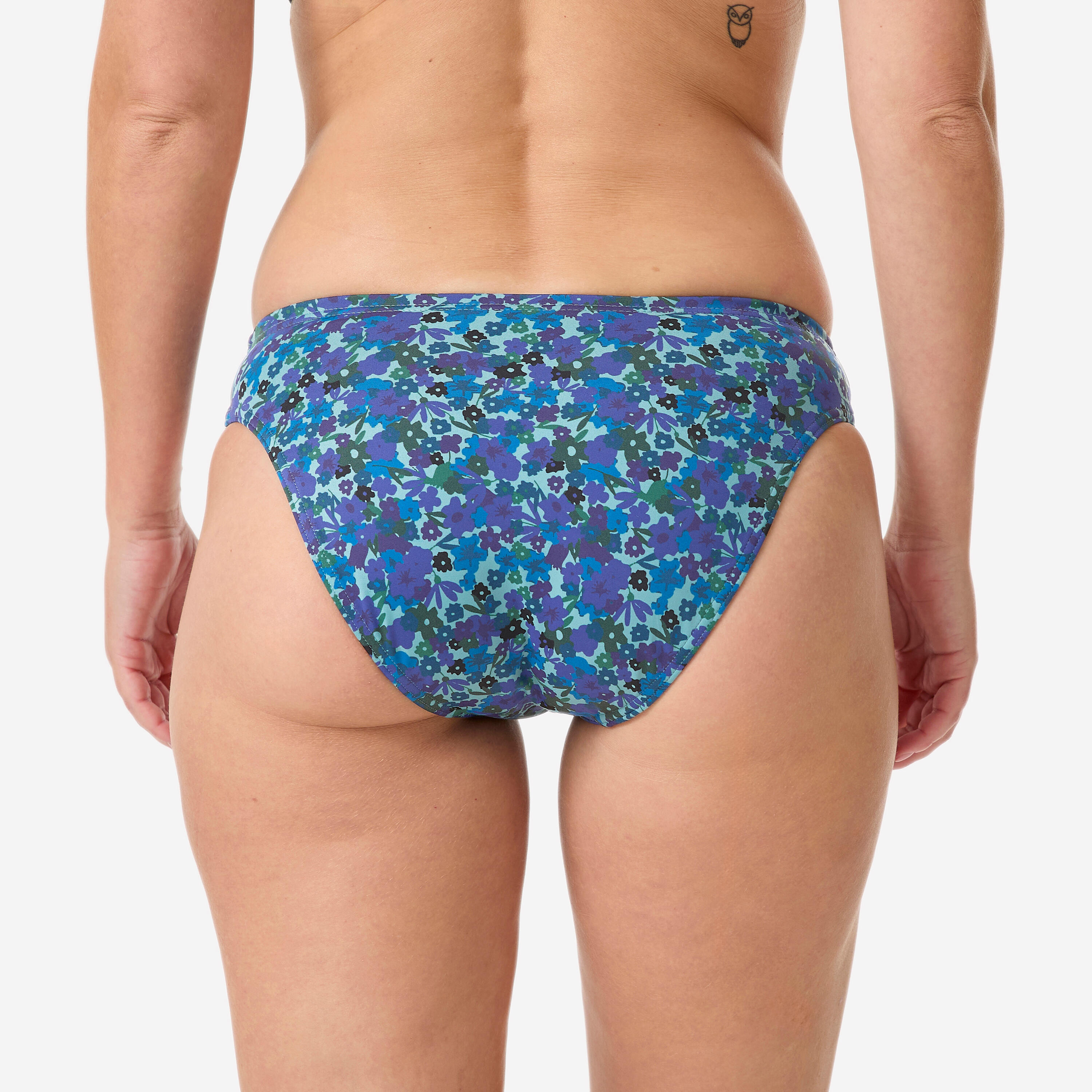 Menstruations-Bikinihose Damen dicht mittlere Stärke - Héléades blau  3/9