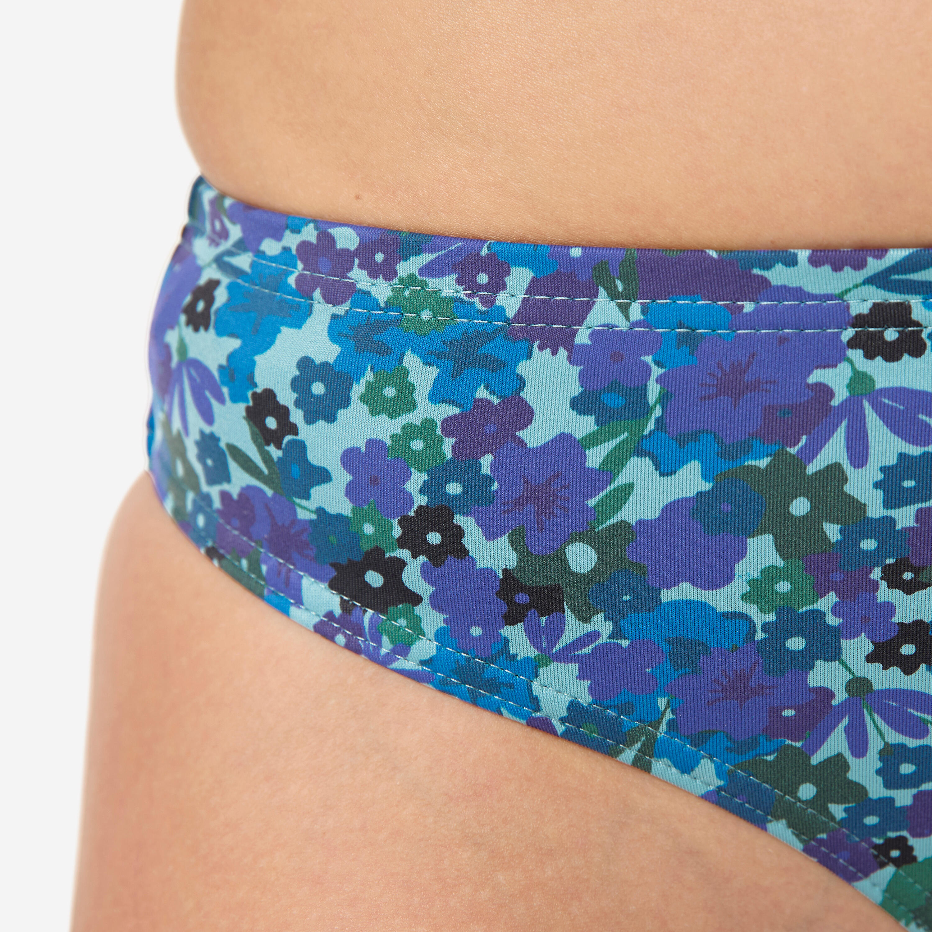 Menstruations-Bikinihose Damen dicht mittlere Stärke - Héléades blau  5/9