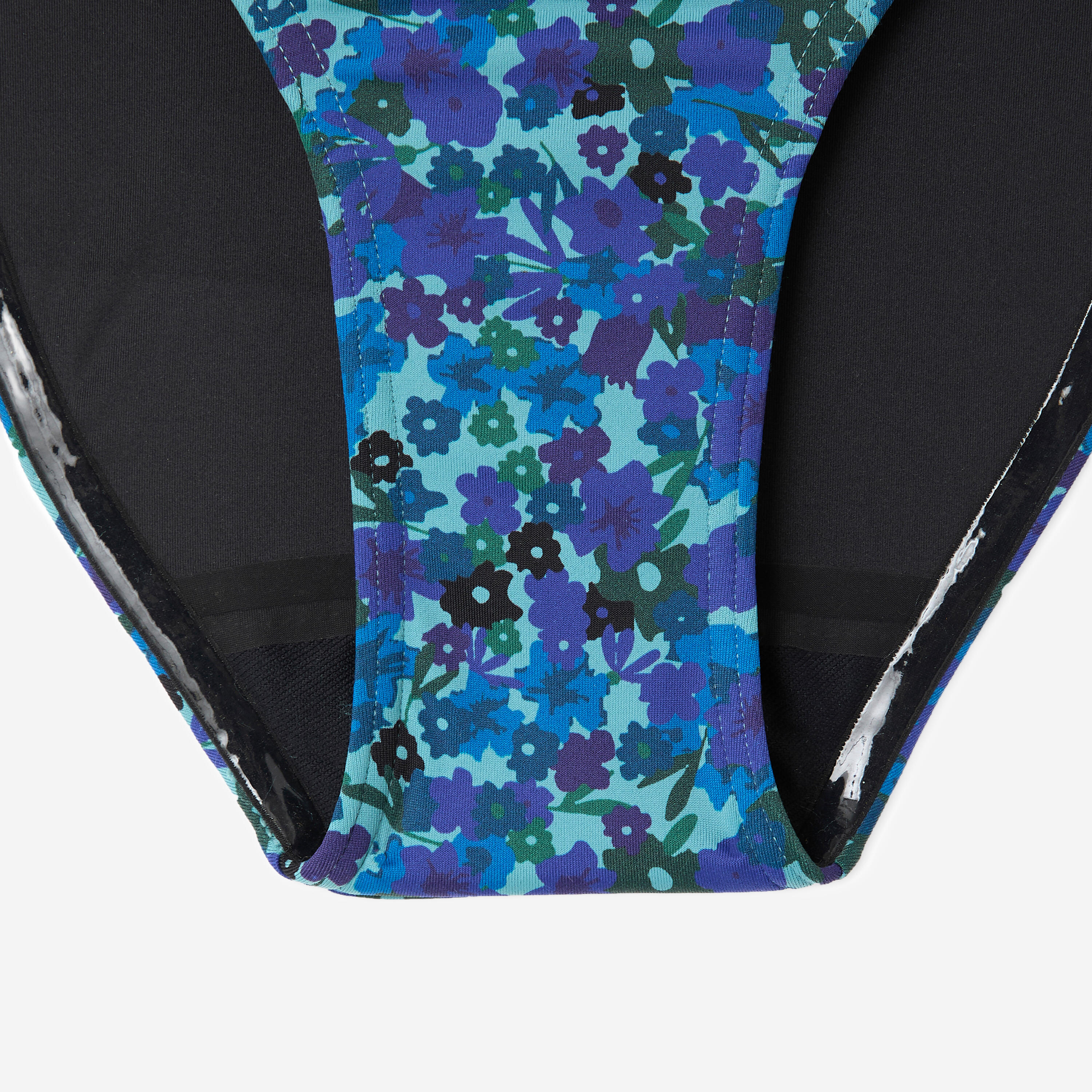 Menstruations-Bikinihose Damen dicht mittlere Stärke - Héléades blau  8/9