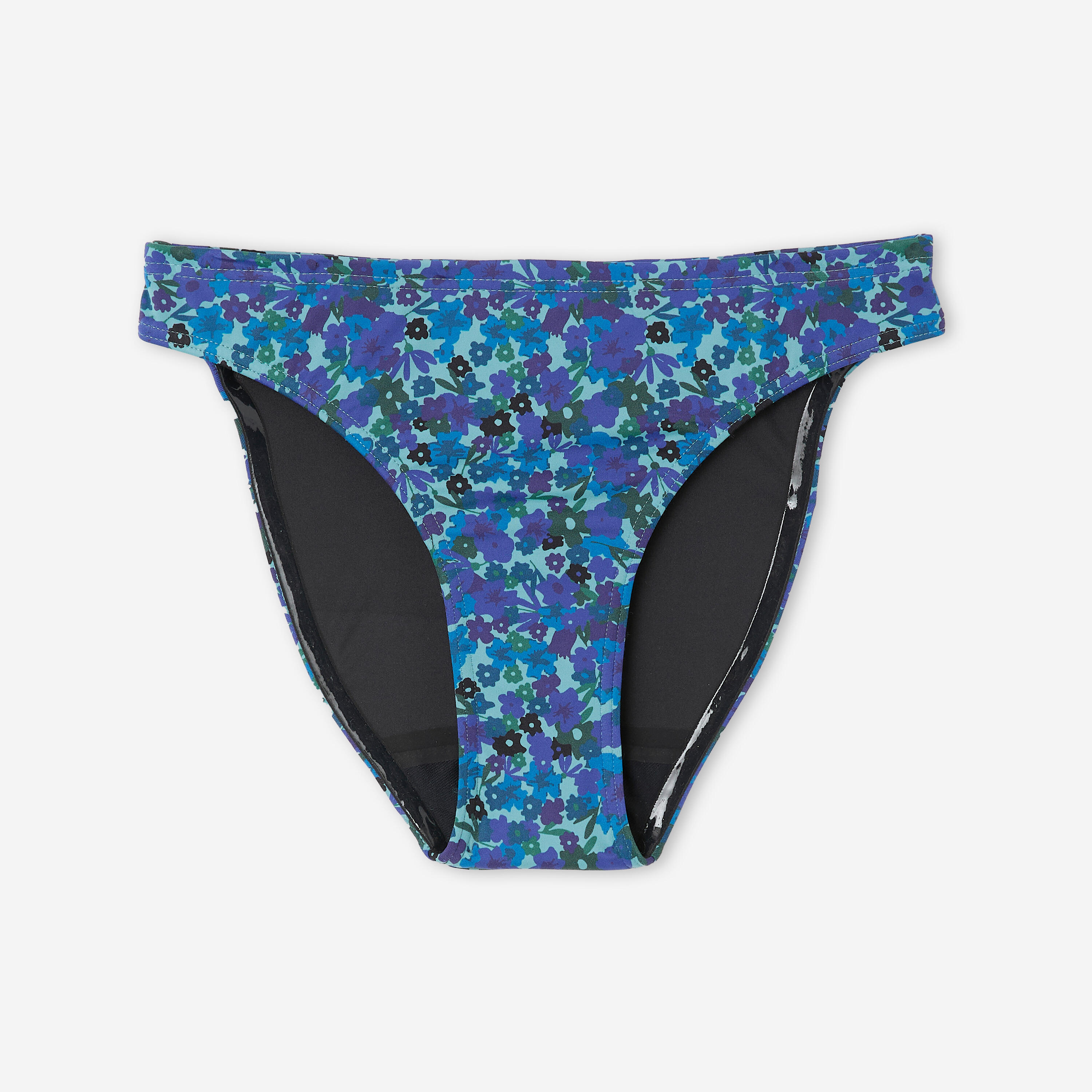 Menstruations-Bikinihose Damen dicht mittlere Stärke - Héléades blau  6/9