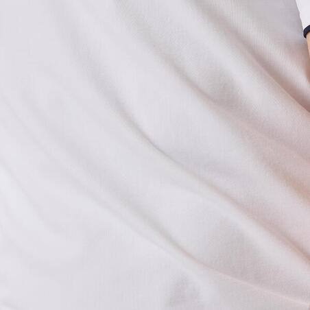 Футболка-поло чоловіча 500 безшовна світло-сіра