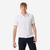 Polo voile respirant sans couture avec séchage rapide homme,  500 blanc graph 8