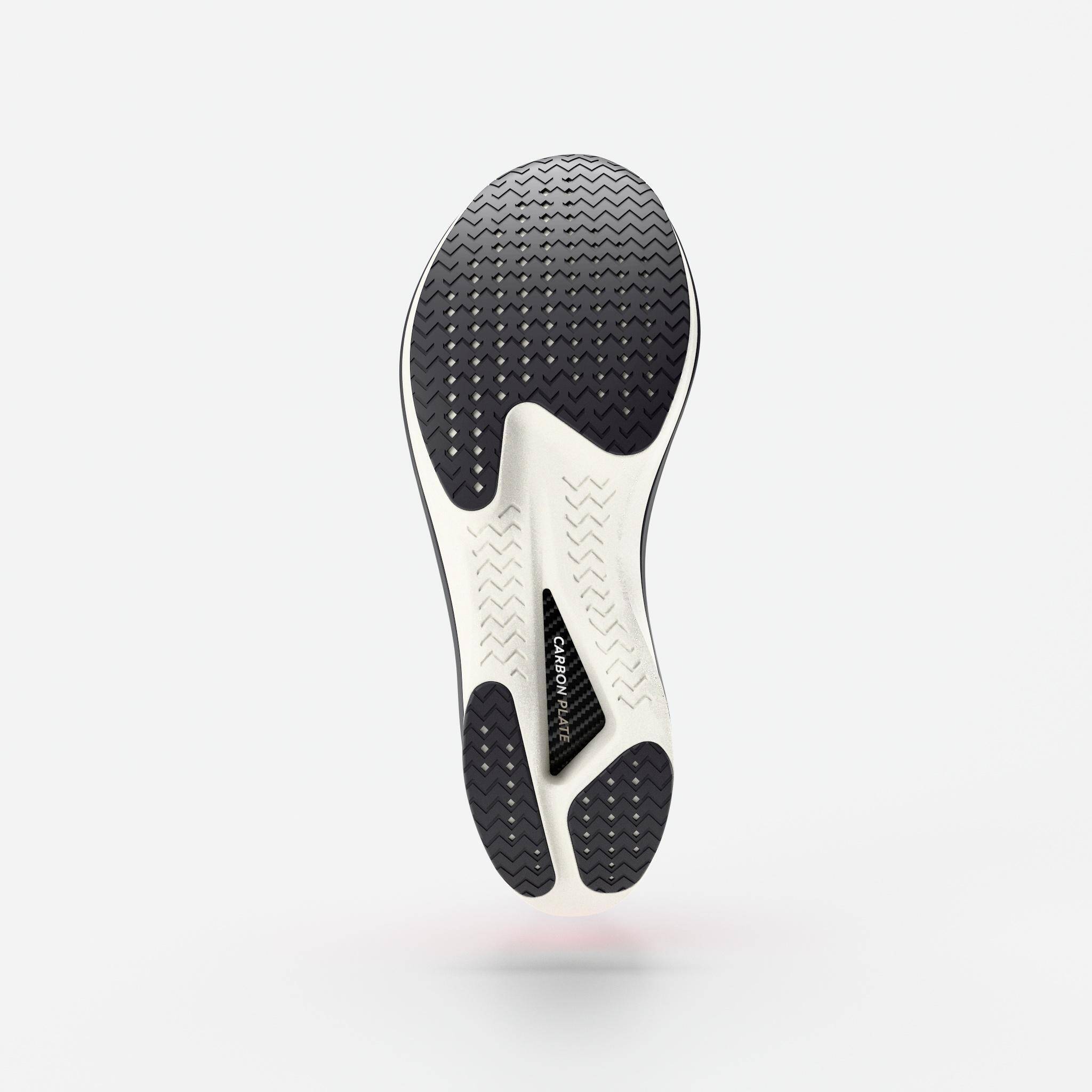 Men's running shoes with carbon plate, Kiprun Kipstorm pro - White/Pink -  4