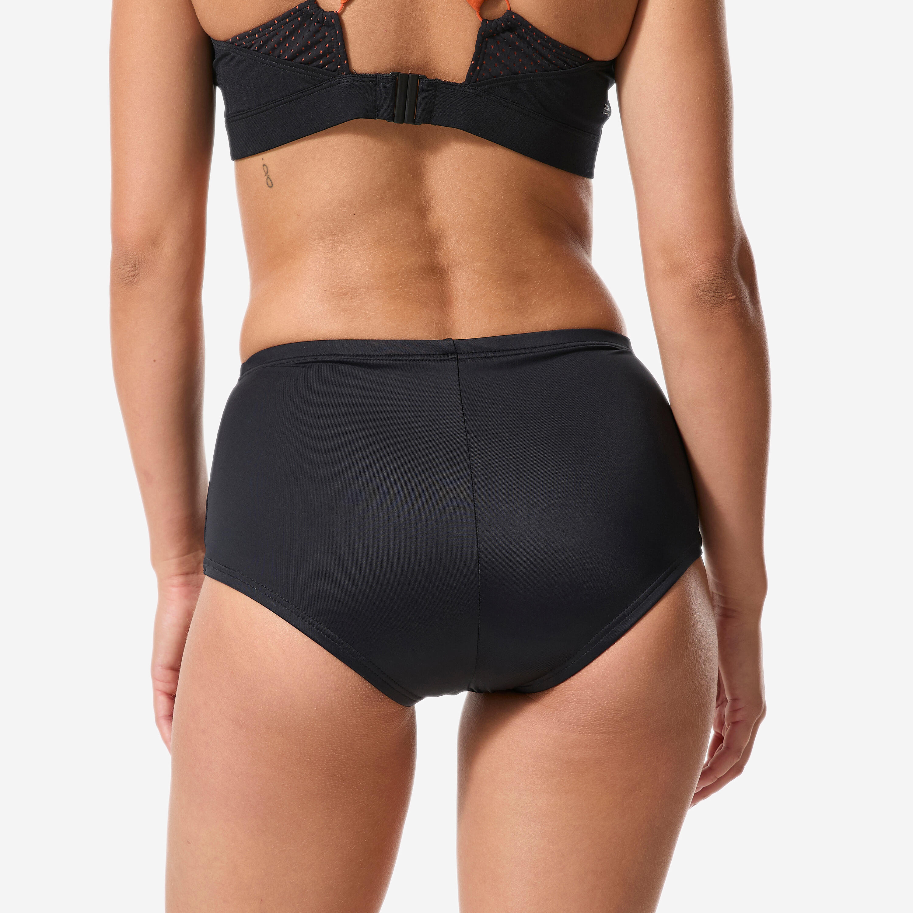 Menstruations-Bikinihose Damen dicht mittlere Stärke - Cyrene schwarz  4/12