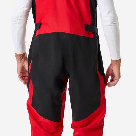 Напівкомбінезон чоловічий 500 для вітрильного спорту червоний