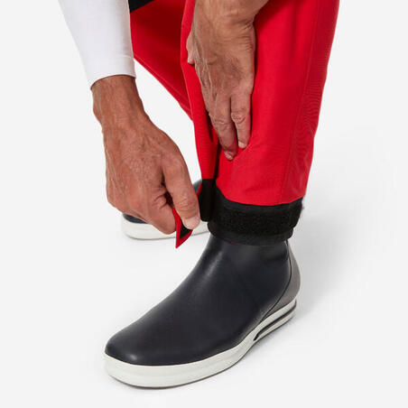 Напівкомбінезон чоловічий 500 для вітрильного спорту червоний