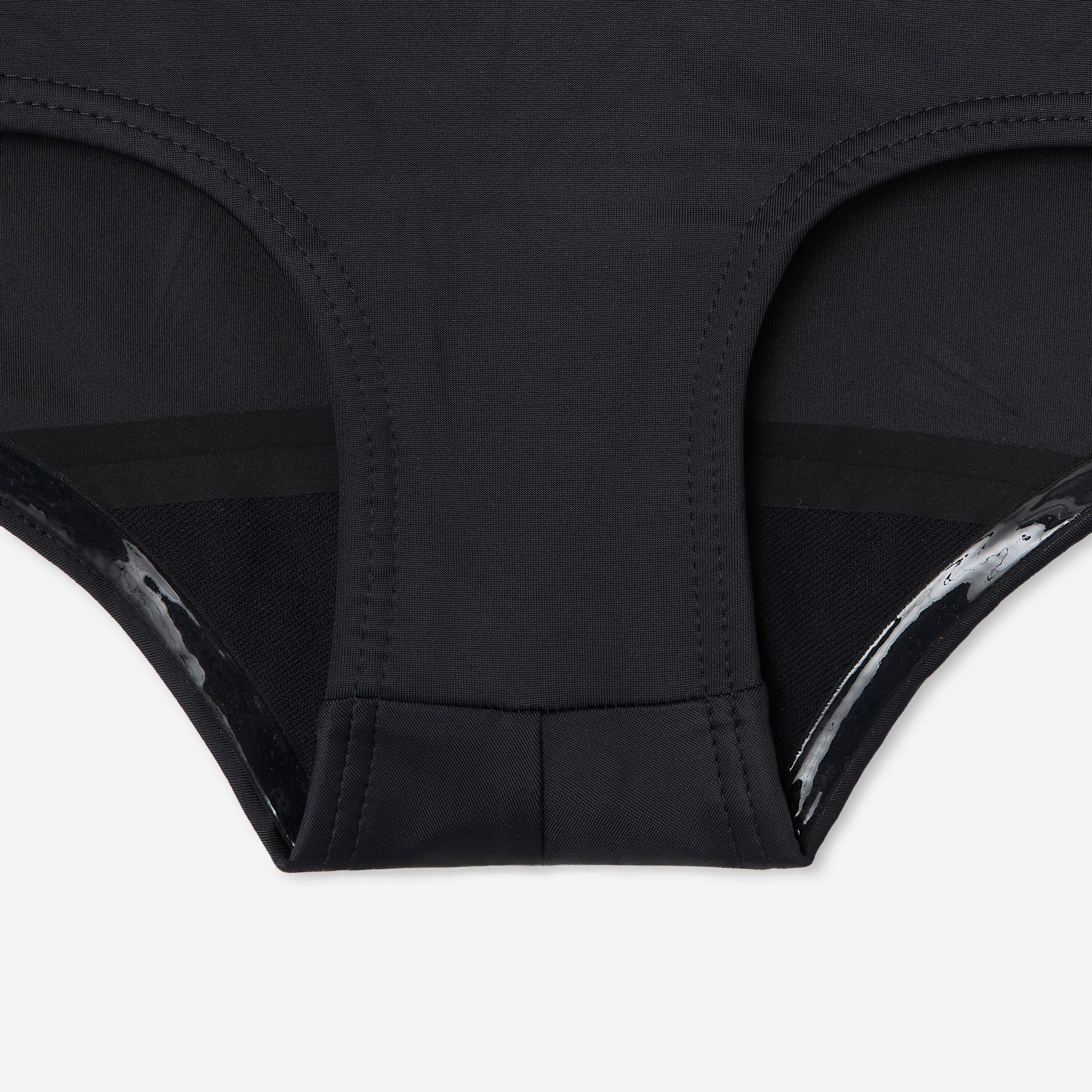 Menstruations-Bikinihose Damen dicht mittlere Stärke - Cyrene schwarz  5/12