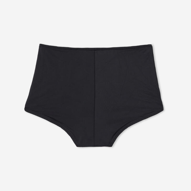 Slip de baie menstrual etanș shorty flux mediu Cyrene Negru Damă