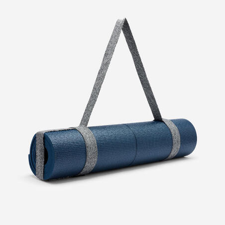 Килимок для йоги 8 мм темно-синій