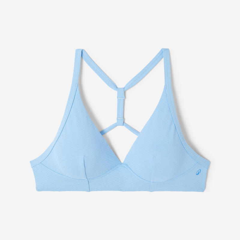 Kadın V Yaka Bikini Üstü - Açık Mavi - BEA