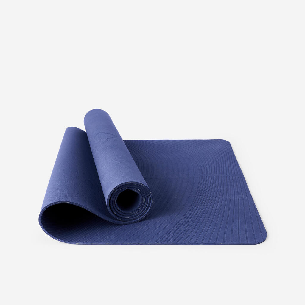 5 mm Grippy and Comfortable Gentle Yoga Mat - Dark Blue