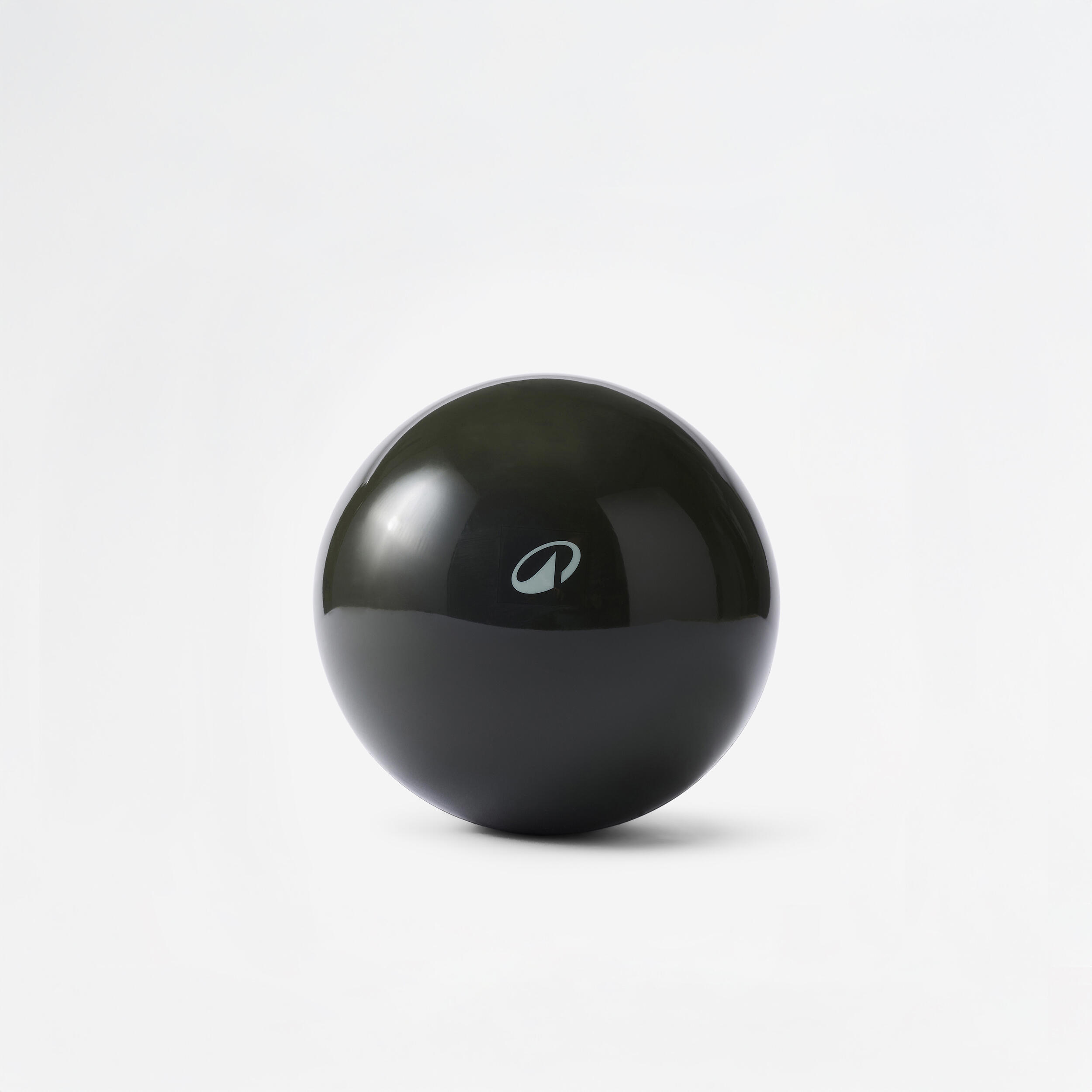 DOMYOS Lopta so záťažou na pilates 900 g zelená