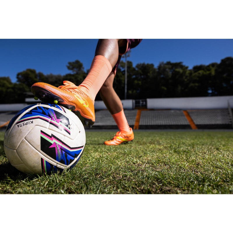 Yetişkin Krampon/Futbol Ayakkabısı - Turuncu - Viralto III FG