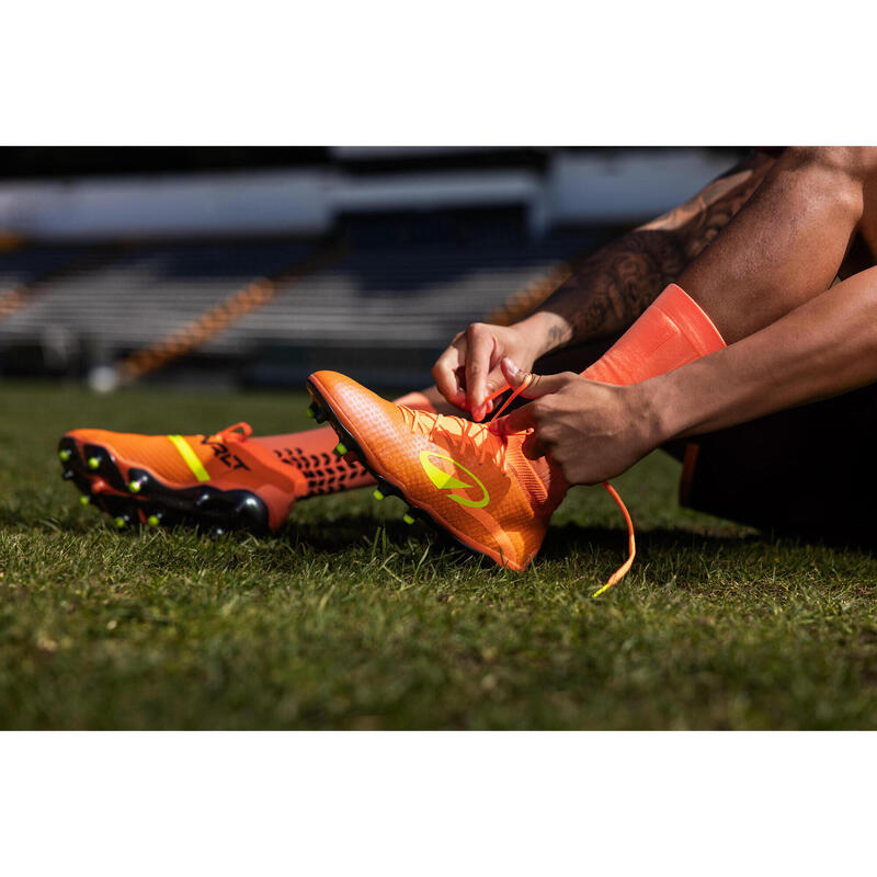 Yetişkin Krampon/Futbol Ayakkabısı - Turuncu - Viralto III FG
