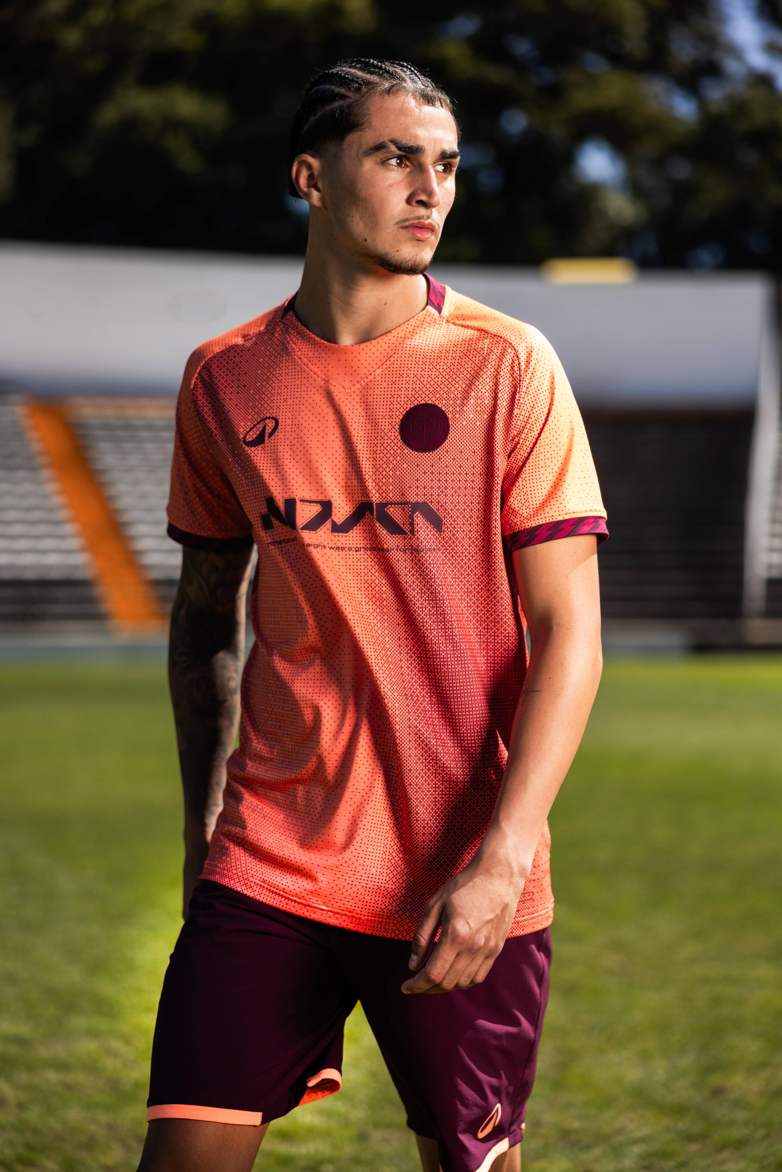 Adult Short-Sleeved Football Shirt Viralto II Cloud - Cherry/Peach 2026 -  2