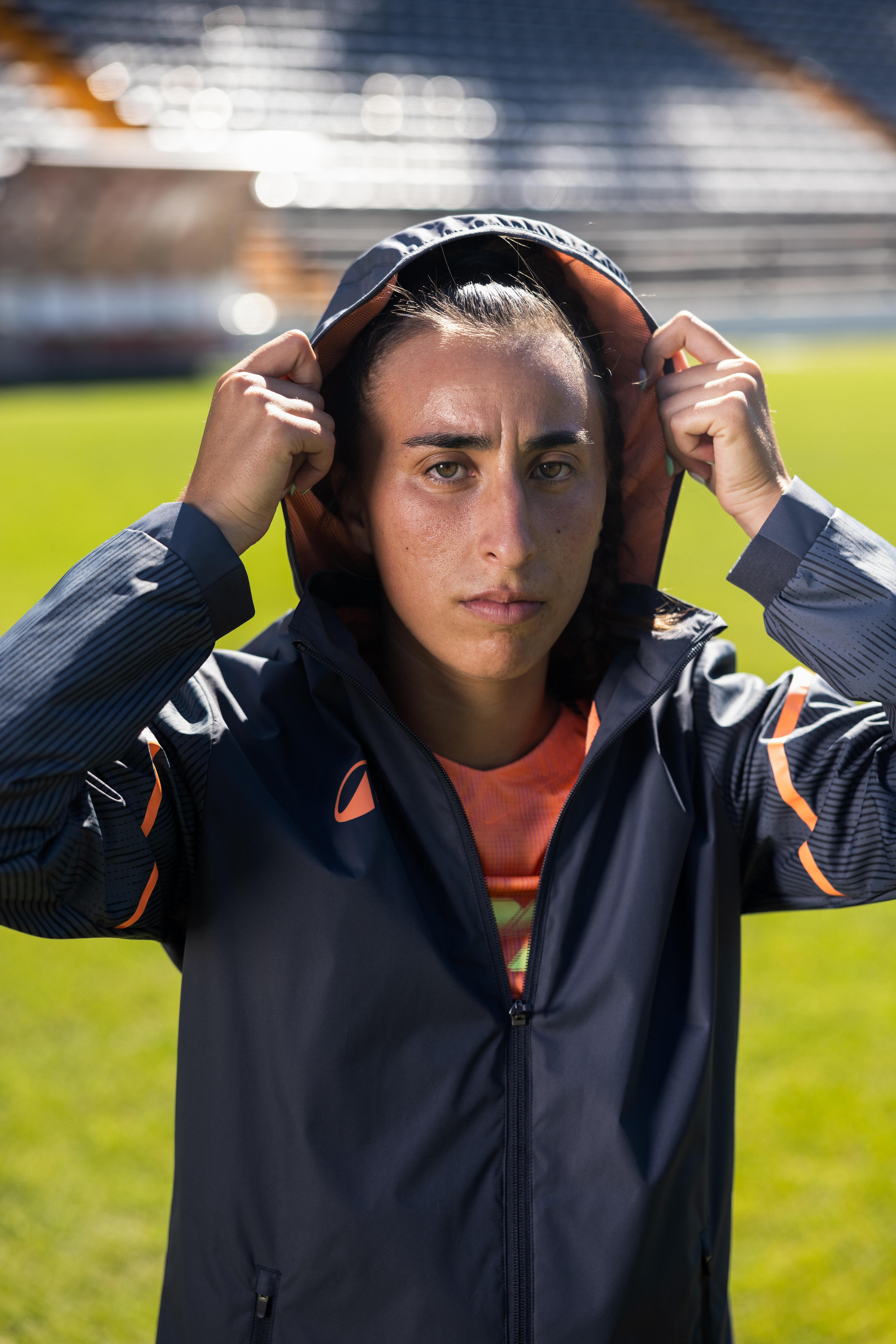 Coupe-pluie de football Viralto Femme Gris Pêche 9/10