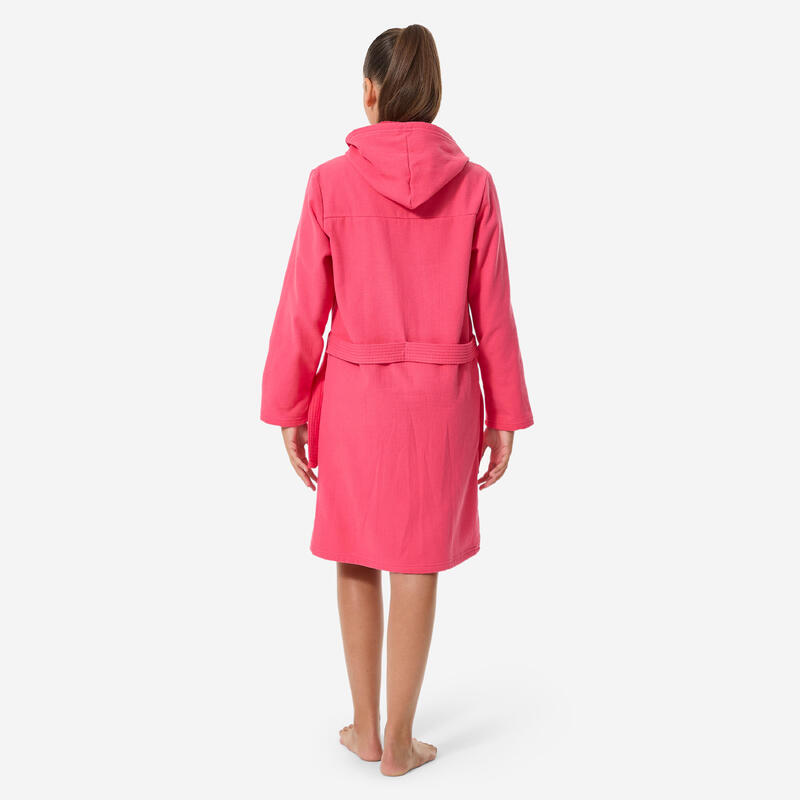 Çocuk Kapüşonlu Bornoz - Pembe