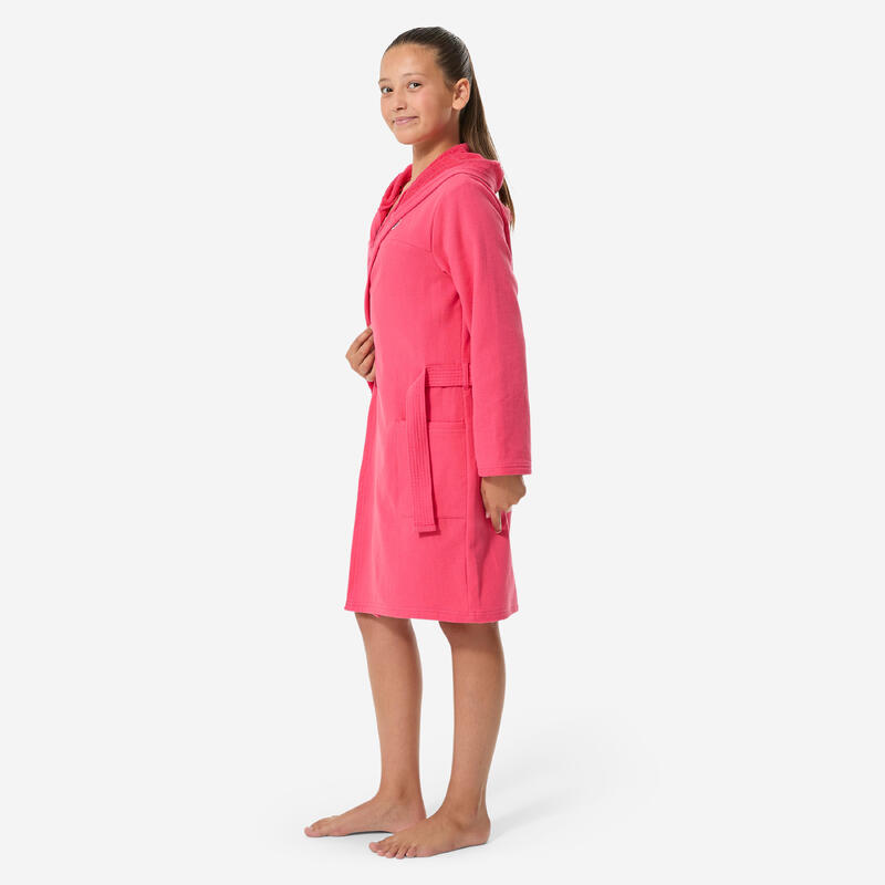 Çocuk Kapüşonlu Bornoz - Pembe