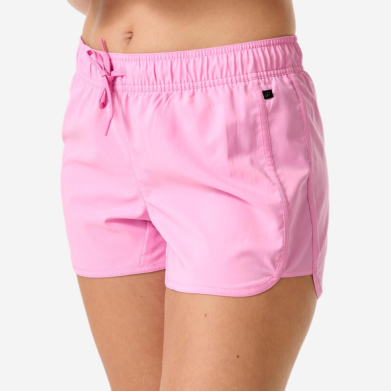 Kadın Kısa Deniz Şortu/Boardshort - Pembe - TINI