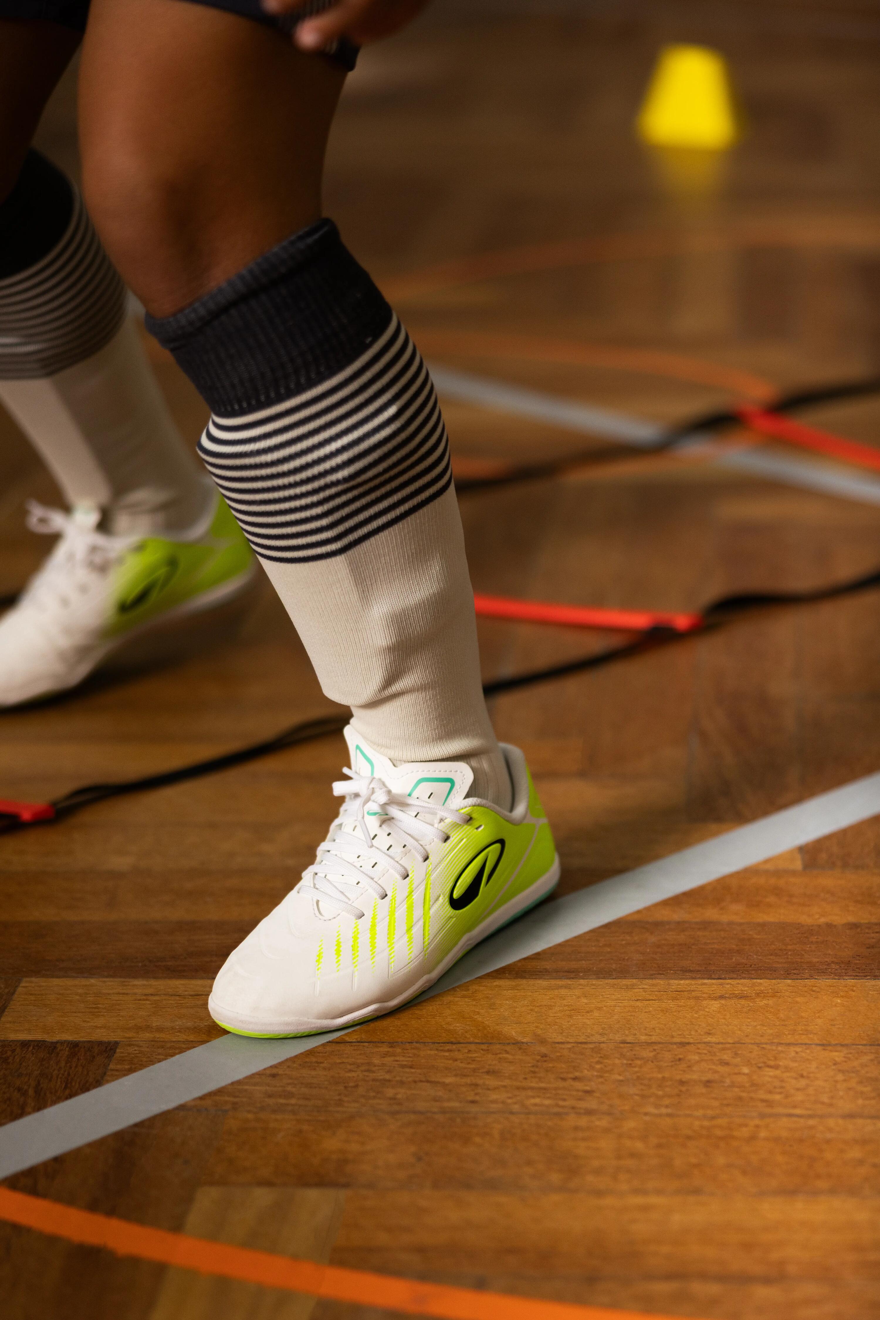 Încălțăminte de Futsal Sala Club Galben-Alb Copii 13/15