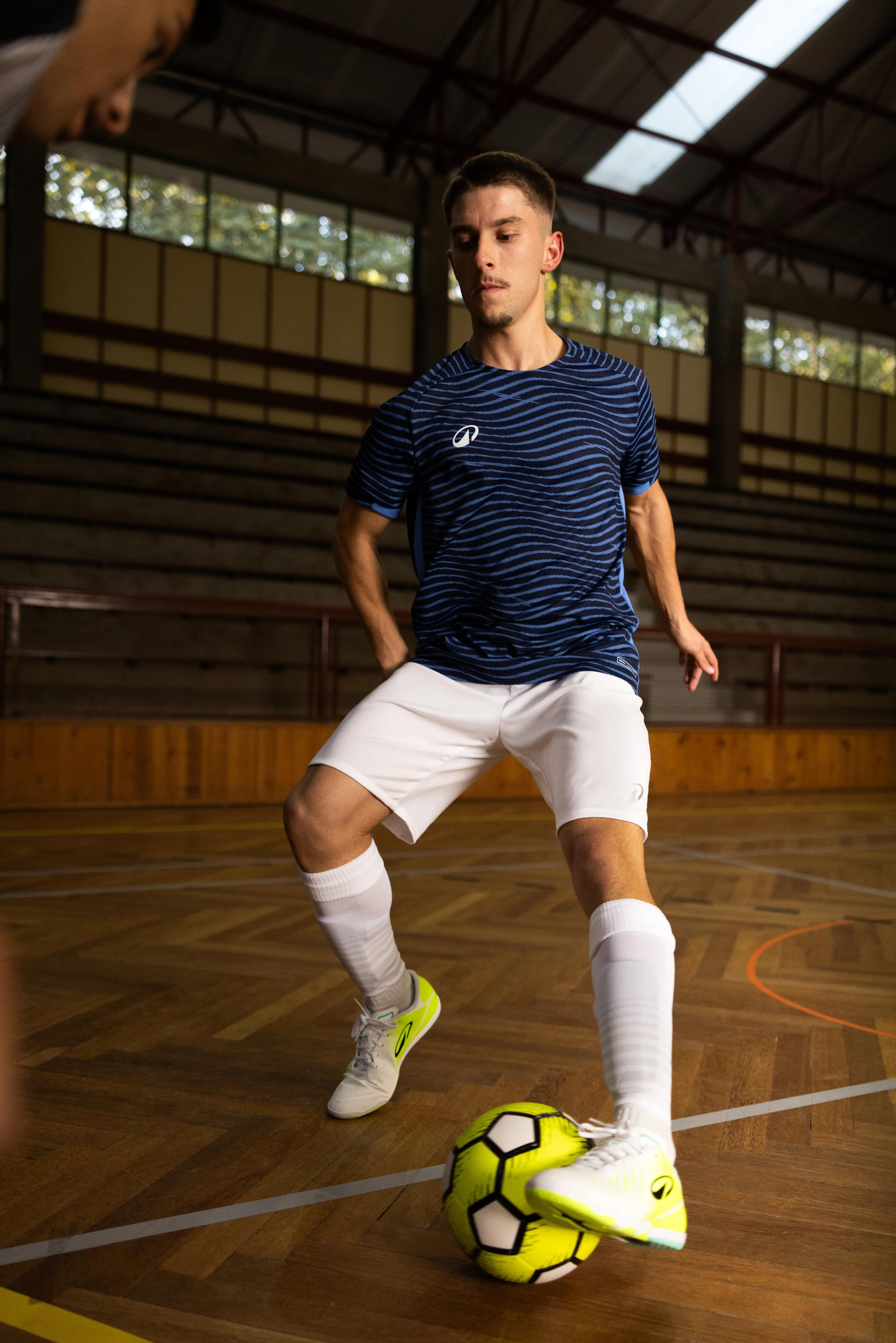 Damen/Herren Hallenschuhe Fußball / Futsal Schuhe - Sala Club gelb/weiß 9/9