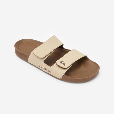 Slippers rivi heren met dubbele band zand