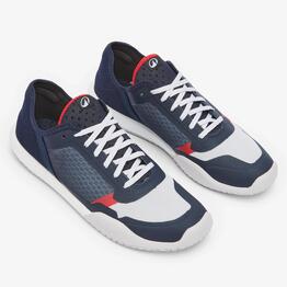 Baskets bateau homme, 500 bleu gris